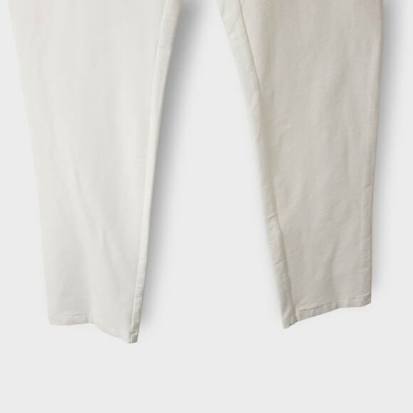 Eileen Fisher White Washable Crepe Viscose Pull On Ankle Pants Sz XS Casual - Picture 3 of 11